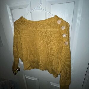 Yellow sweater